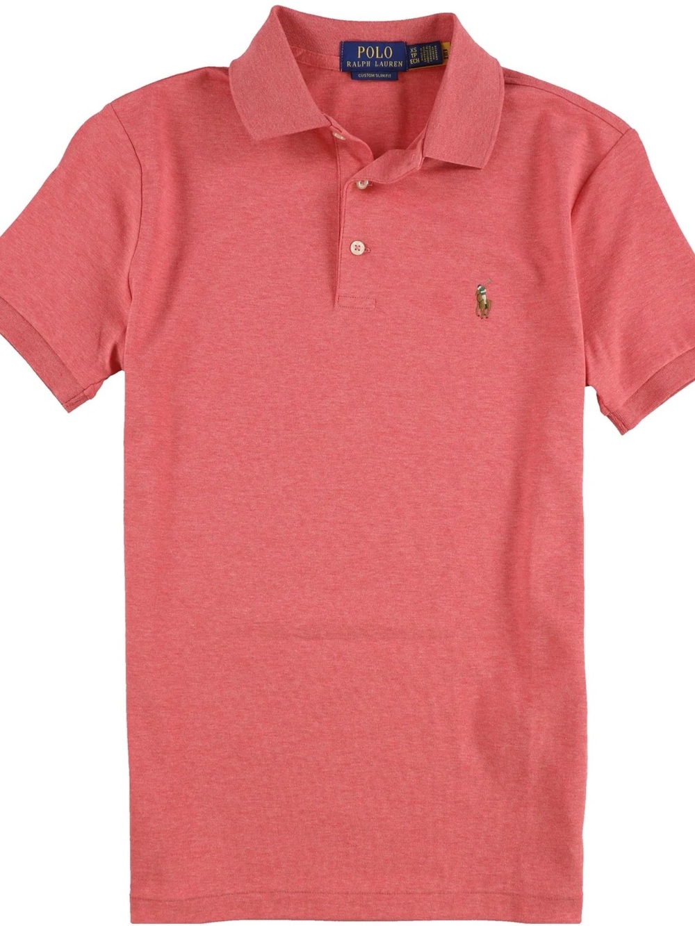 Ralph Lauren Heather Coral Short-Sleeve Polo